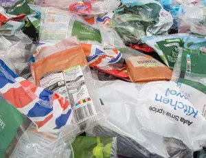 a collection of soft plastic packaging 