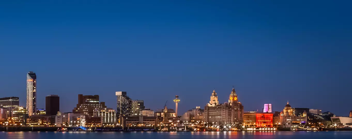 Liverpool Waterfront at night
