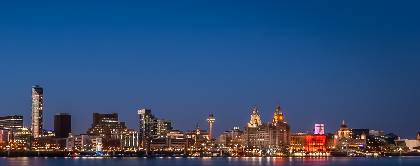 Liverpool Waterfront at night