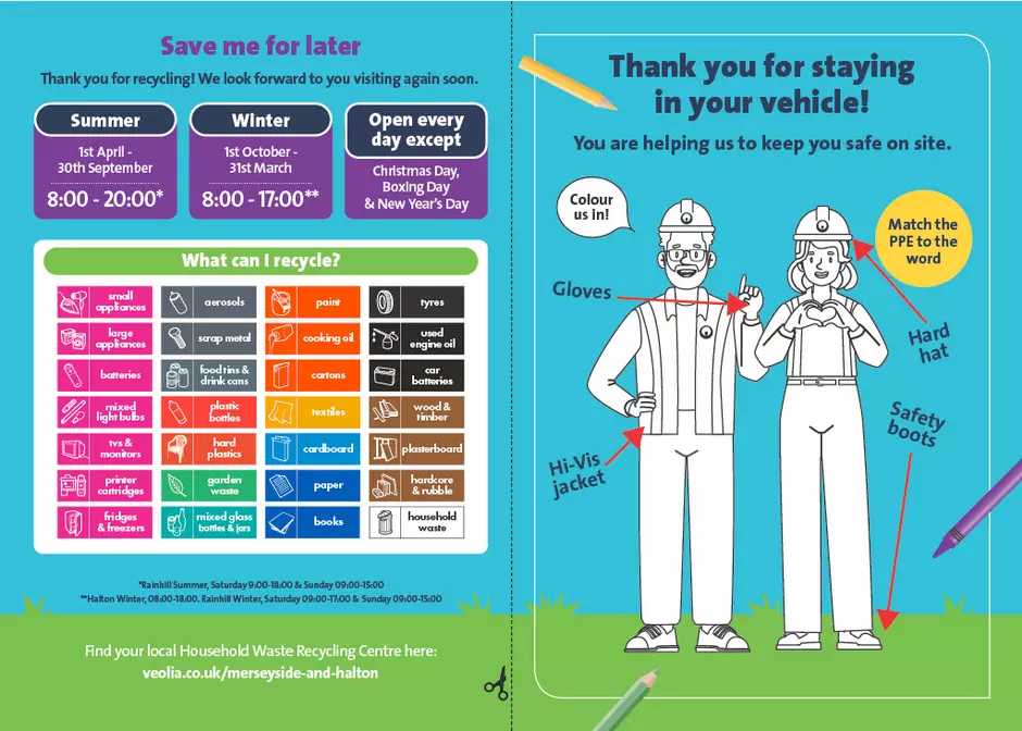 A colourful booklet showing the answers to puzzles.